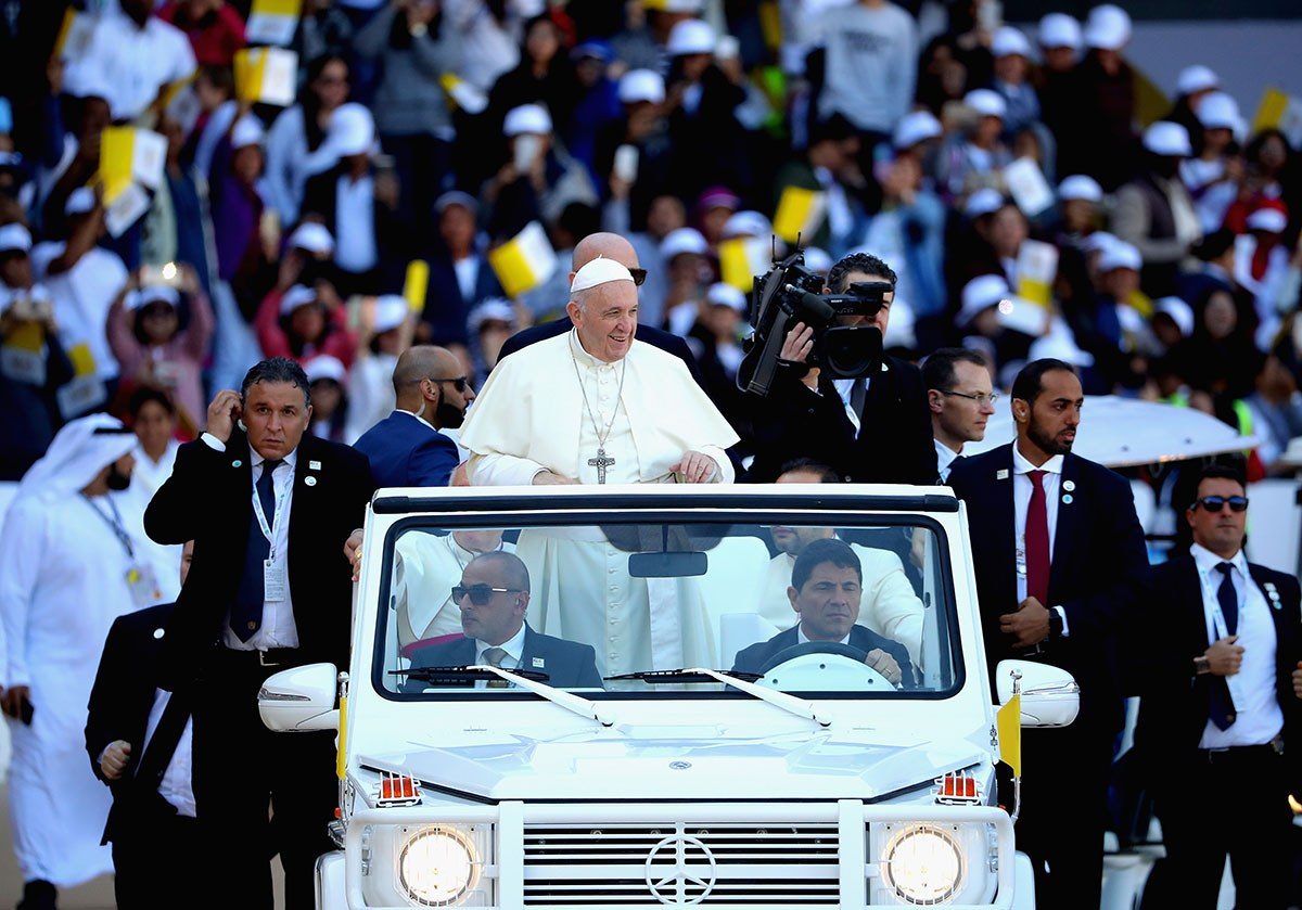 Pope francis abu dhabi mass 1